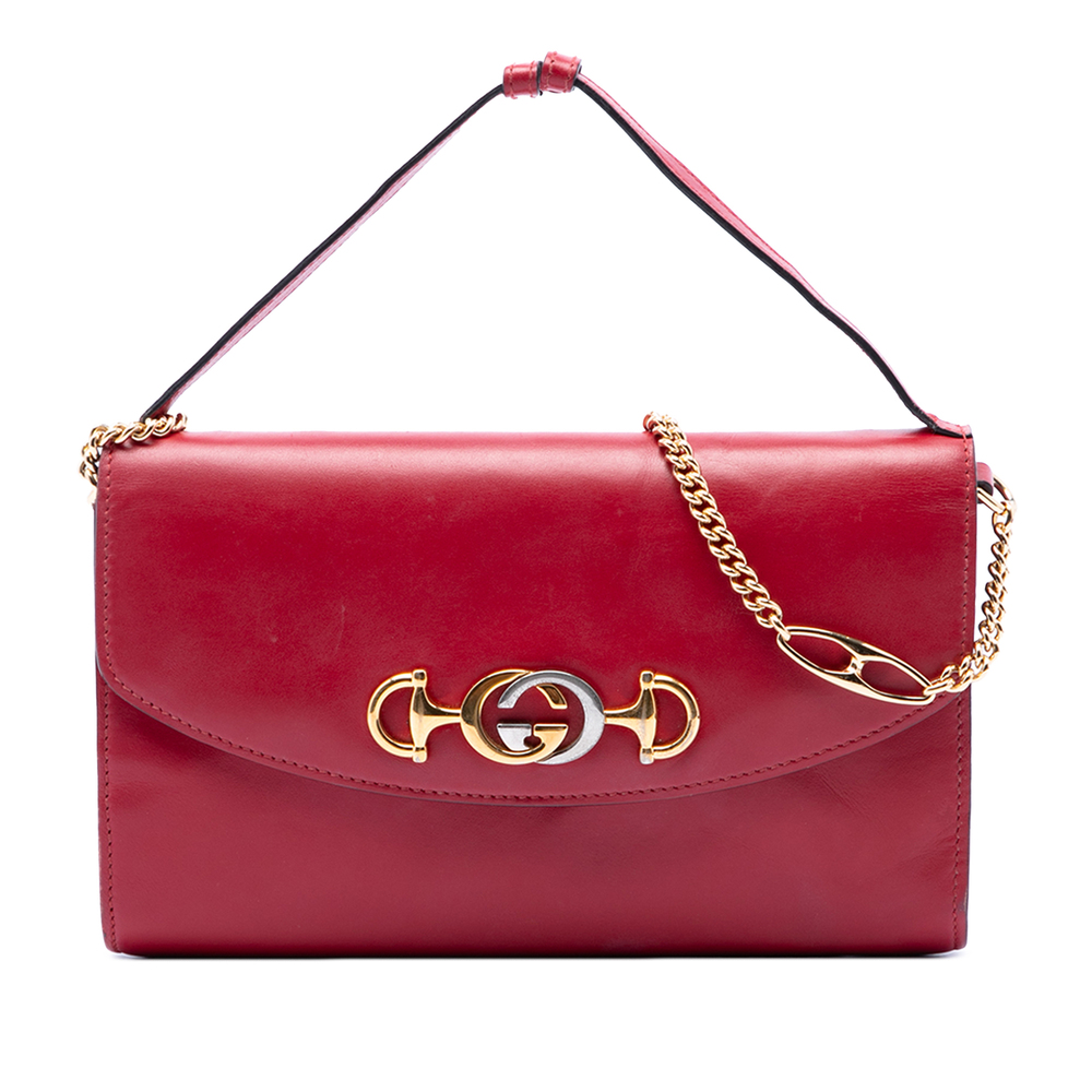 Pre-Loved Gucci Small Leather Zumi Satchel